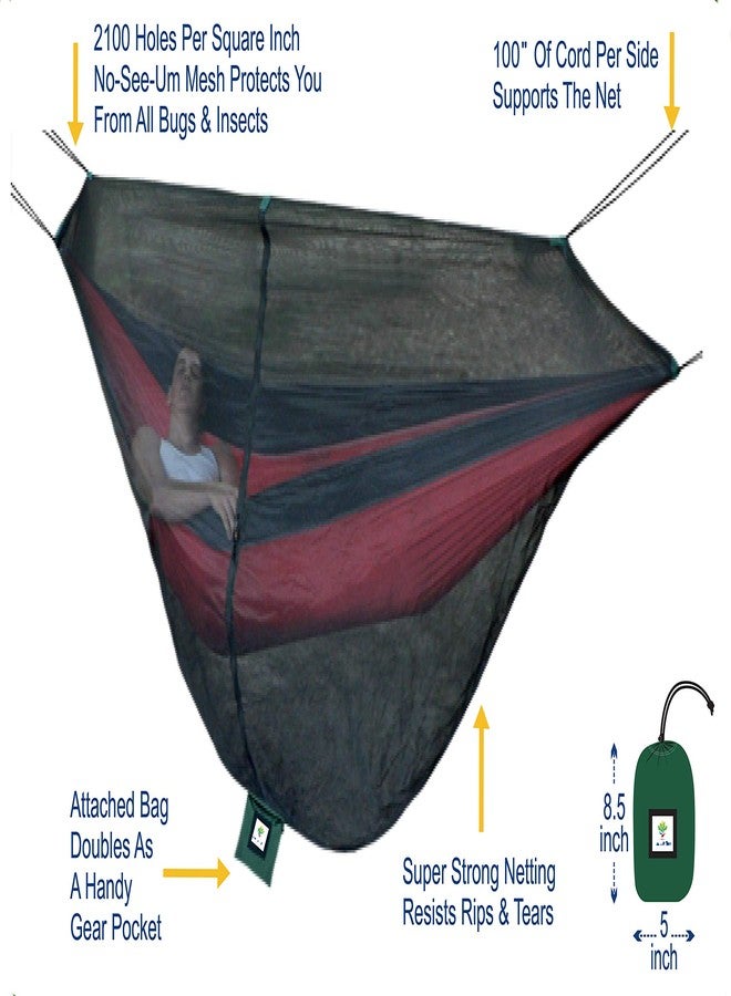 Hammock Bliss Mosquito Net Cocoon -The Ultimate Hammock Bug Net with Insect Proof No See Um Mesh – Make Hammock Camping A Bug Free Experience - Image 5
